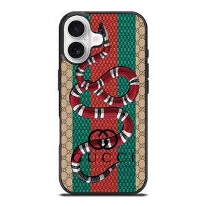 Gucci 蛇デザイン iPhoneSE 用ケース GUCCI SNAKE LOGO iPhone 16 Case